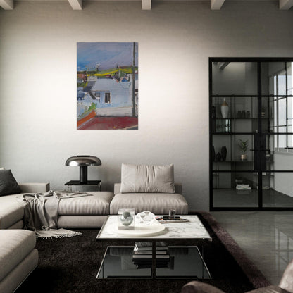 Chabot Valley - Richard Diebenkorn Brushed Aluminum Print - 70x100 cm / 28x40 inches | Richard Diebenkorn Aluminum Print | Richard Diebenkorn Prints