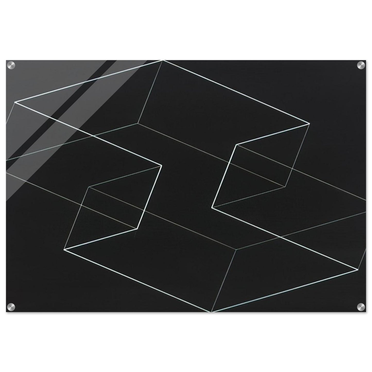 M 5 1954 - Josef Albers Acrylic Print - 70x100 cm / 28x40″ inches | Josef Albers Wall Art | Josef Albers Prints