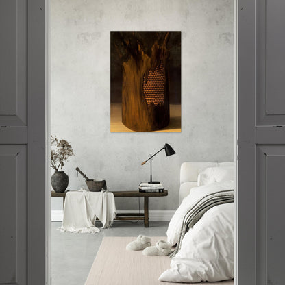 THRESHOLD OF FOREST 1926 - Rene Magritte Brushed Aluminum Print - 70x100 cm / 28x40 inches | Rene Magritte Aluminum Print | Rene Magritte Prints