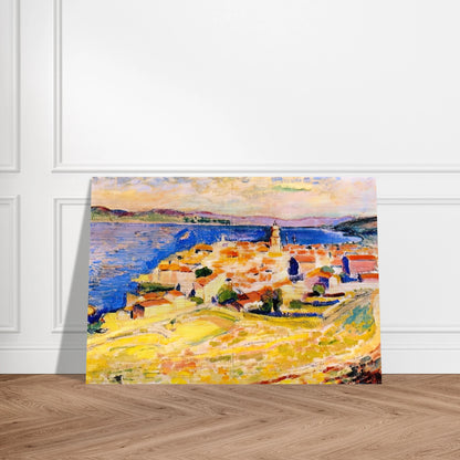 VIEW OF SAINT TROPEZ 1904 - Henri Matisse Brushed Aluminum Print - 70x100 cm / 28x40 inches | Henri Matisse Aluminum Print | Henri Matisse Prints