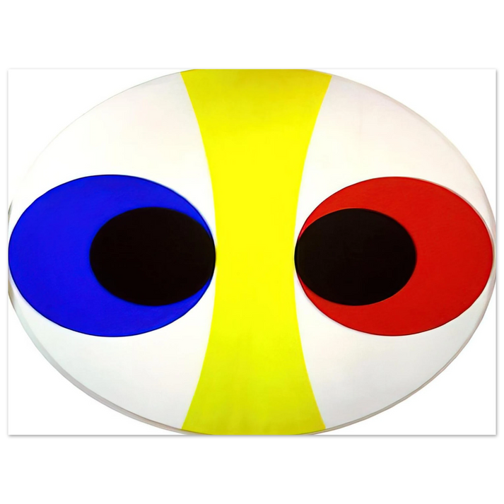 Alexander Liberman - Omicron VII - 1961  75x100 cm / 30x40inches Fine Art Poster