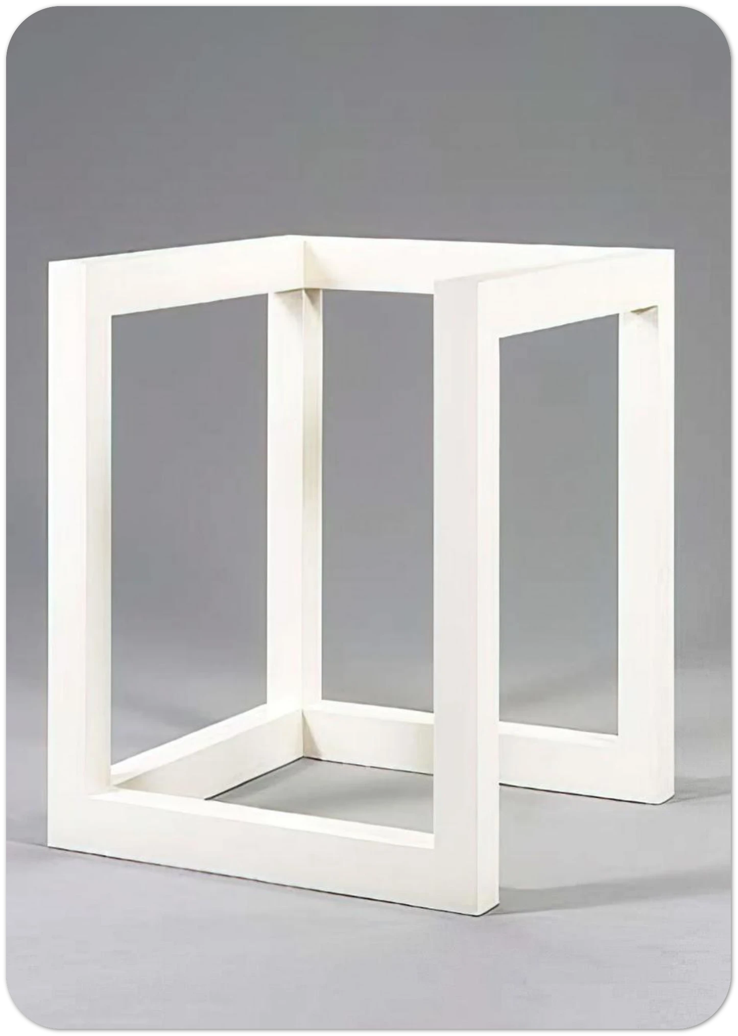 Incomplete Cube 10-4 By Sol LeWitt Pack of 10 Post Cards | Sol LeWitt Post Cards | A6 (10.5 x 14.8 cm) - 4.1 x 5.8 inches