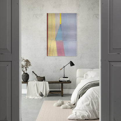 Ocean Park #21 - Richard Diebenkorn Brushed Aluminum Print - 70x100 cm / 28x40 inches | Richard Diebenkorn Aluminum Print | Richard Diebenkorn Prints