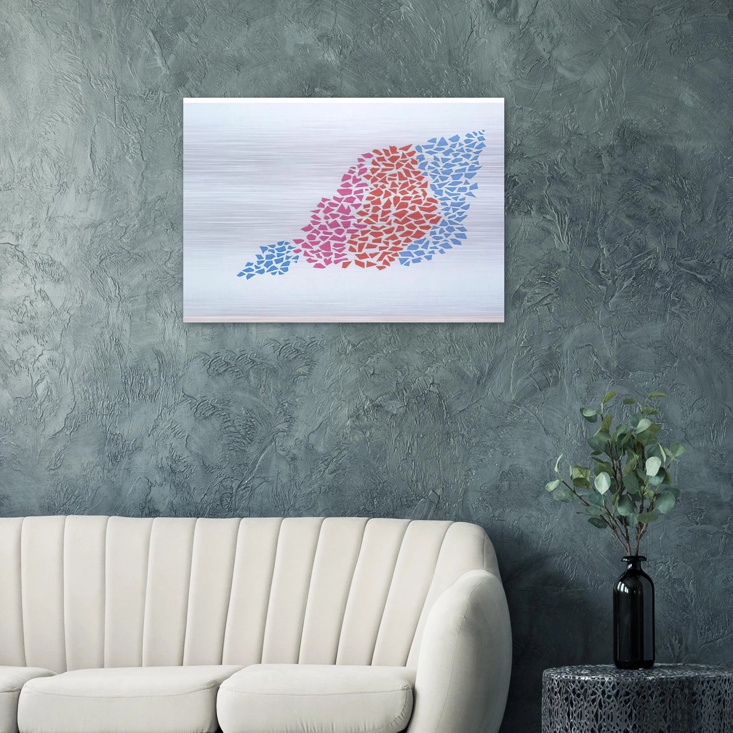Confetti Pattern Portfolio #2 - 1973 - Robert Goodnough Brushed Aluminum Print - 70x100 cm / 28x40 inches | Robert Goodnough Aluminum Print | Robert Goodnough Prints