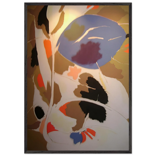 Branches - 1955 - John Ferren 70x100 cm / 28x40 inches Framed Art Print – Black Wooden Frame