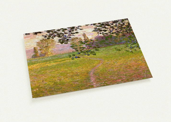 Morning Landscape, Giverny By claude monet Pack of 10 Post Cards | claude monet Post Cards | A6 (10.5 x 14.8 cm) - 4.1 x 5.8 inches