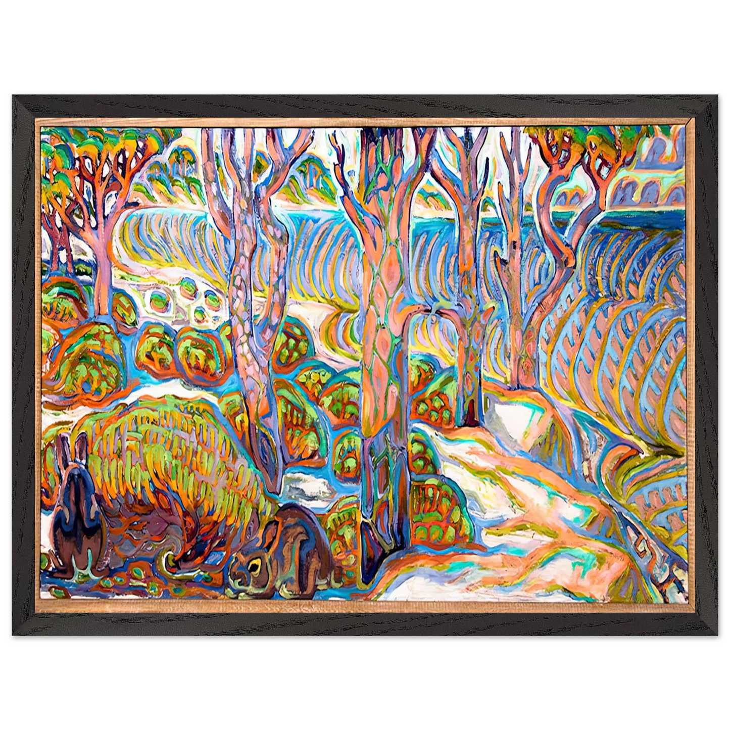 Walter Inglis Anderson - Walter Anderson Wall art - 13x18 cm / 5x7 inches - Premium Wooden Framed Poster With Fine Art Paper-canvas - Wood frame