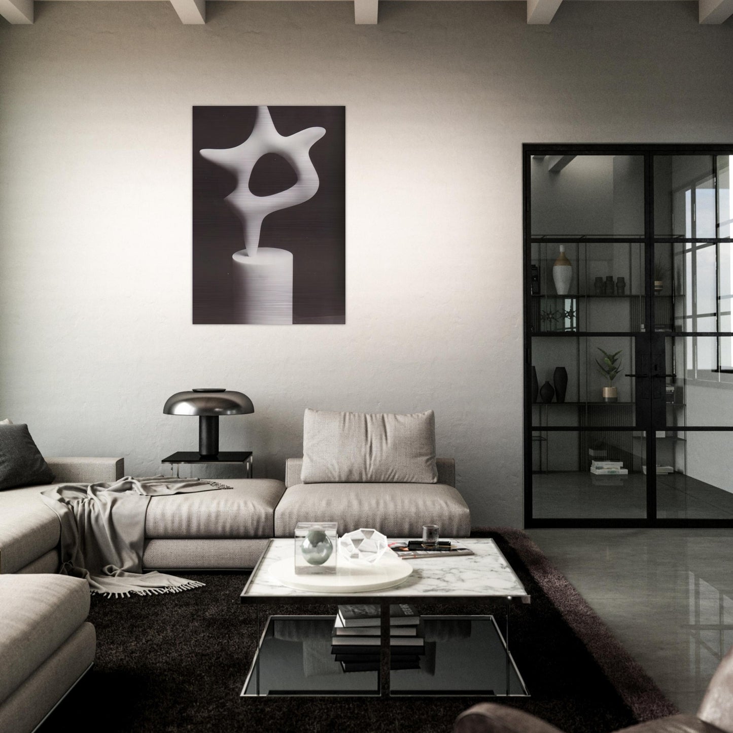 The Star - Jean Arp Brushed Aluminum Print - 70x100 cm / 28x40 inches | Jean Arp Aluminum Print | Jean Arp Prints