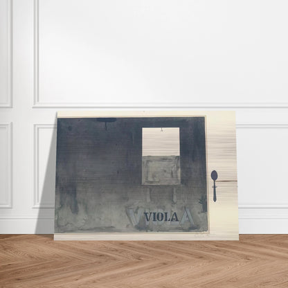 VIOLA ULAE 117 - Jasper Johns Brushed Aluminum Print - 70x100 cm / 28x40 inches | Jasper Johns Aluminum Print | Jasper Johns Prints