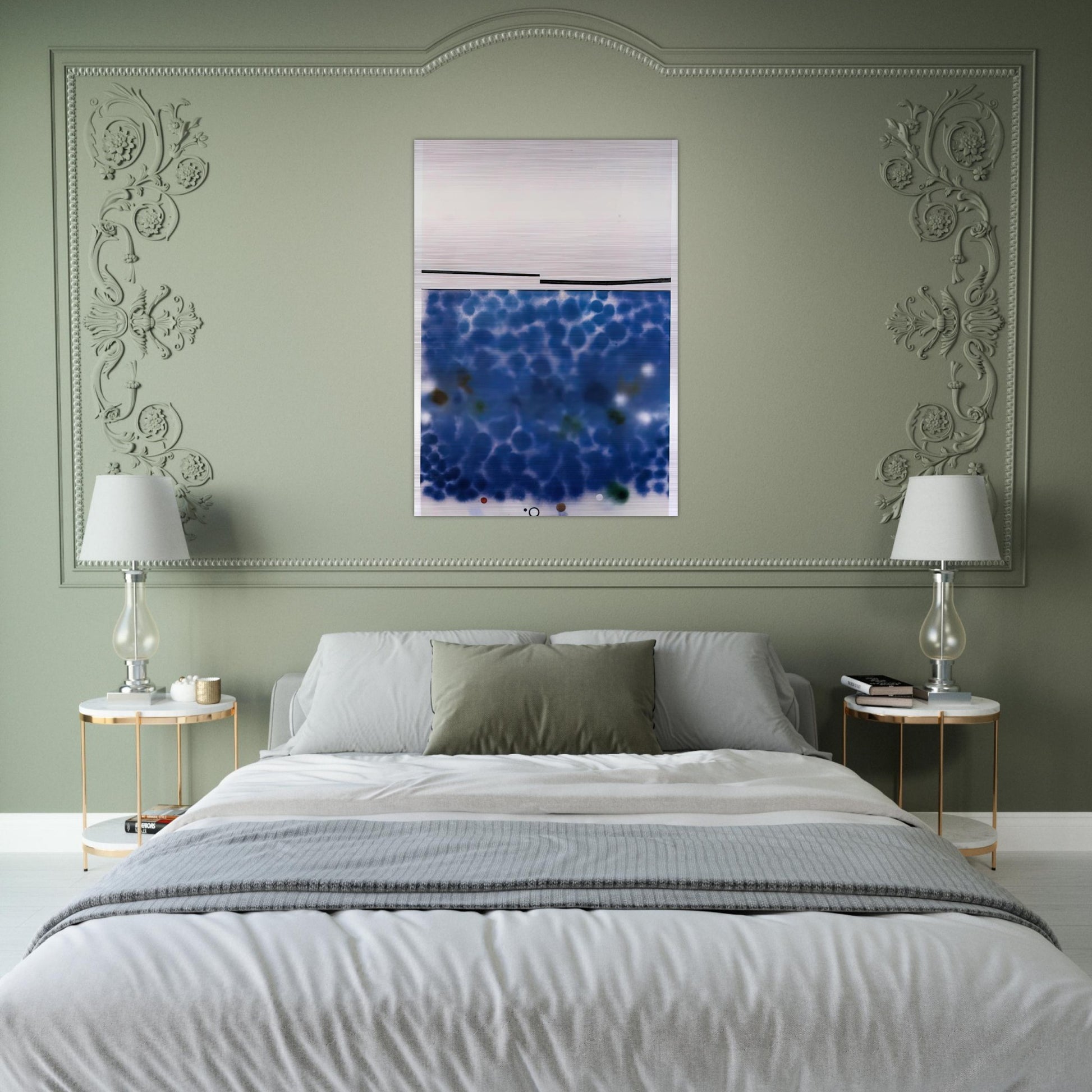 THE STARRY NIGHT 1987 - Victor Pasmore Brushed Aluminum Print - 70x100 cm / 28x40 inches | Victor Pasmore Aluminum Print | Victor Pasmore Prints