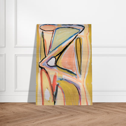 Composition - 1967 - Bram van Velde Brushed Aluminum Print - 70x100 cm / 28x40 inches | Bram van Velde Aluminum Print | Bram van Velde Prints