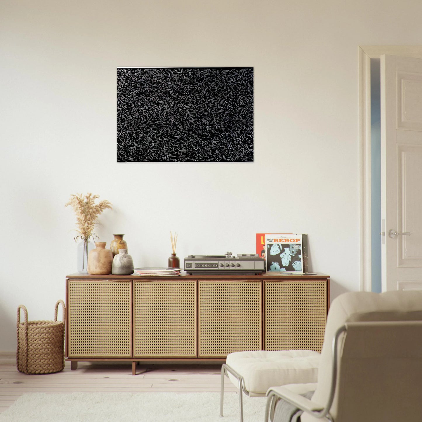 UNTITLED 1979 0 - Keith Haring Brushed Aluminum Print - 70x100 cm / 28x40 inches | Keith Haring Aluminum Print | Keith Haring Prints
