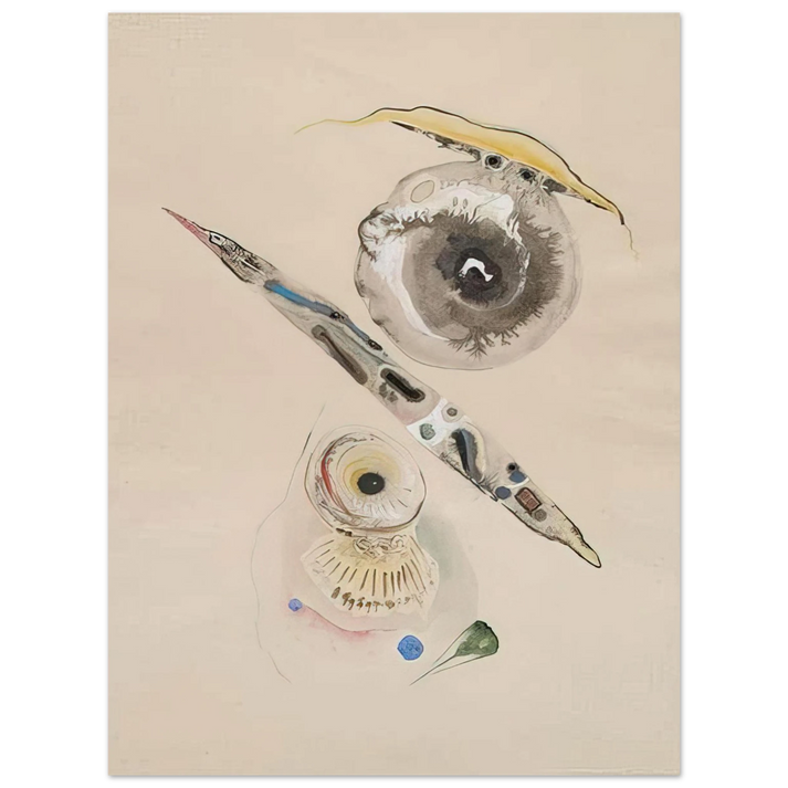 Rudolf Bauer - UNTITLED  75x100 cm / 30x40inches Fine Art Poster