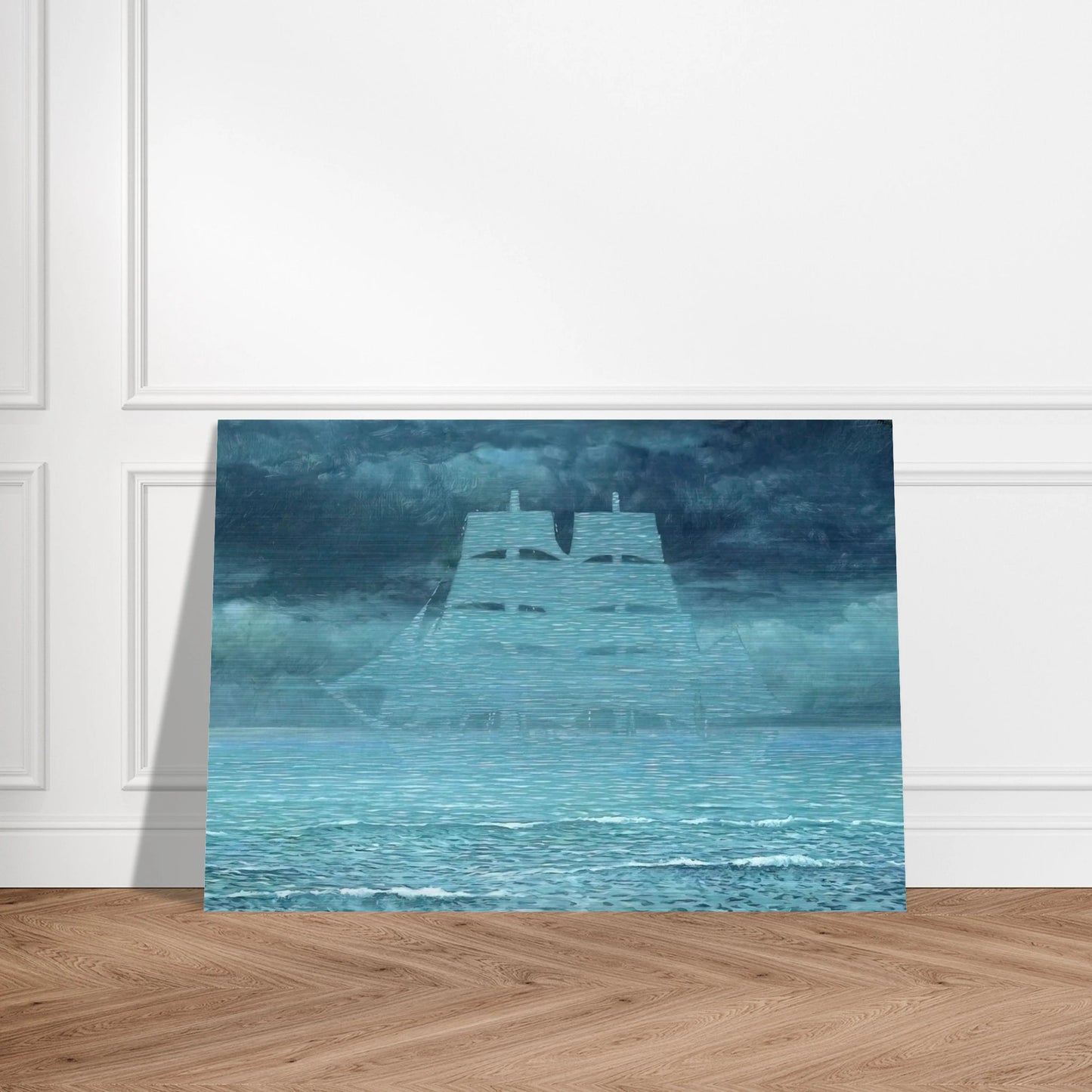 THE SEDUCER 1953 1 - Rene Magritte Brushed Aluminum Print - 70x100 cm / 28x40 inches | Rene Magritte Aluminum Print | Rene Magritte Prints
