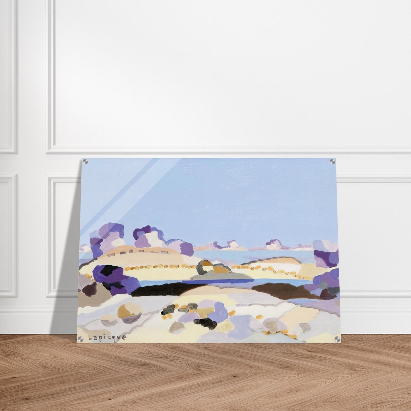 Lagune bretonne - 1959 - Charles Lapicque Acrylic Print - 70x100 cm / 28x40″ inches