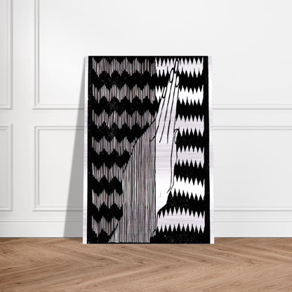 ESCHER (6) - MC Escher Brushed Aluminum Print - 70x100 cm / 28x40 inches | MC Escher Aluminum Print | MC Escher Prints