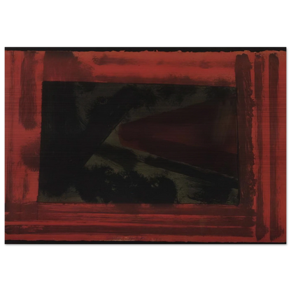 Here We are in Croydon - 1979 - Howard Hodgkin Brushed Aluminum Print - 70x100 cm / 28x40 inches | Howard Hodgkin Aluminum Print | Howard Hodgkin Prints
