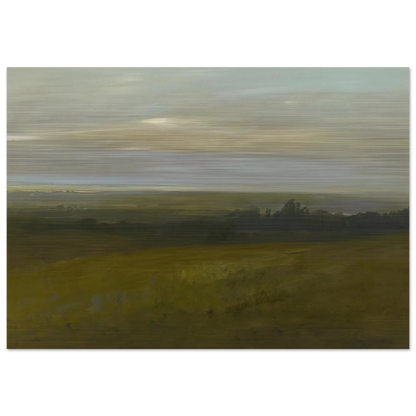 San Leandro Bay - Tonalism - Xavier Martinez Brushed Aluminum Print - 70x100 cm / 28x40 inches | Xavier Martinez Aluminum Print | Xavier Martinez Prints