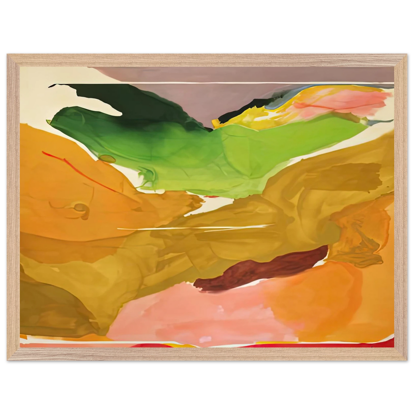 Helen Frankenthaler - Nature Abhors a Vacuum, 1973- Wall Art - 28x40 inches / 70x70 cm - Canvas (Imperial)-canvas - -