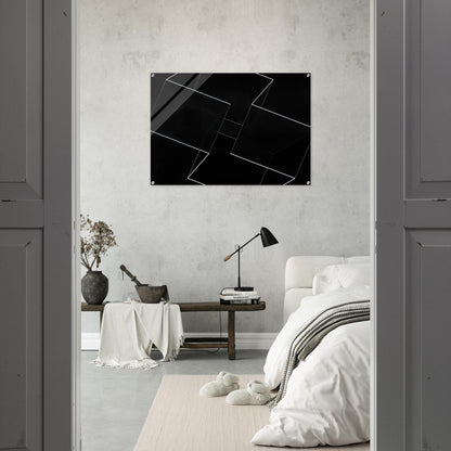 STRUCTURAL CONSTELLATION ALPHA 1954 - Josef Albers Acrylic Print - 70x100 cm / 28x40″ inches