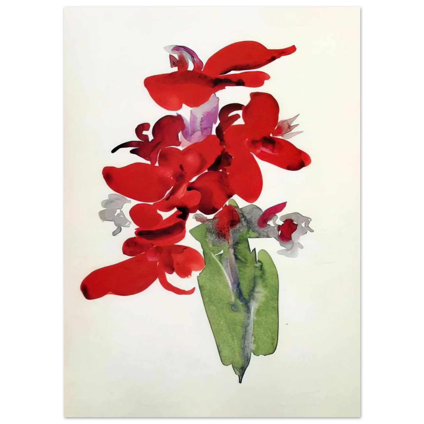Georgia O'Keeffe - Red Canna Fine Art Poster