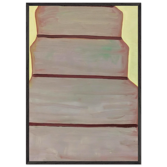 Untitled - 1998 N5 - Raoul De Keyser 70x100 cm / 28x40 inches Framed Art Print – Black Wooden Frame
