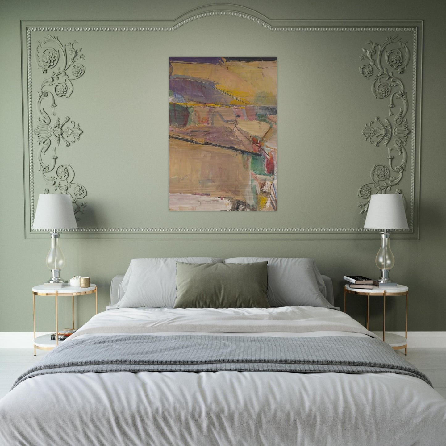 Berkeley #54 - Richard Diebenkorn Brushed Aluminum Print - 70x100 cm / 28x40 inches | Richard Diebenkorn Aluminum Print | Richard Diebenkorn Prints