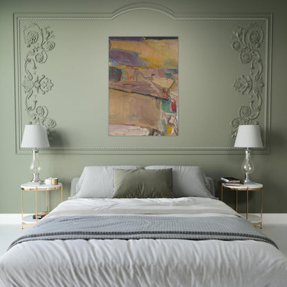 Berkeley #54 - Richard Diebenkorn Brushed Aluminum Print - 70x100 cm / 28x40 inches | Richard Diebenkorn Aluminum Print | Richard Diebenkorn Prints