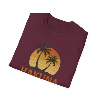 Hakuna Matata Retro Grafisch T-shirt, Geen Zorgen Positieve Vibe Shirt, Vintage 90s Geïnspireerde T-shirt, Feel Good Quote Top, Unisex Cadeau