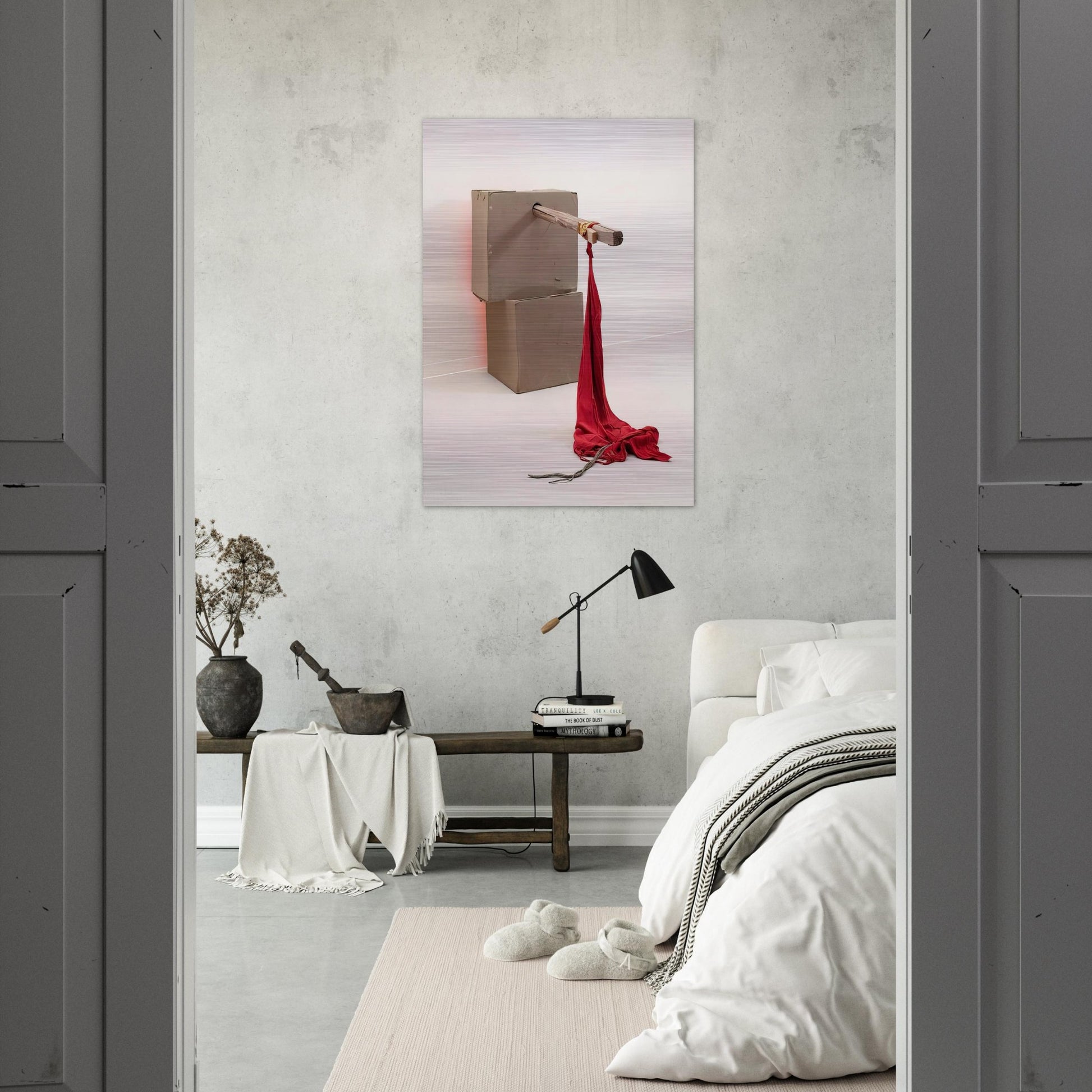 UNTITLED EARLY EGYPTIAN 1973 0 - Robert Rauschenberg Brushed Aluminum Print - 70x100 cm / 28x40 inches | Robert Rauschenberg Aluminum Print | Robert Rauschenberg Prints