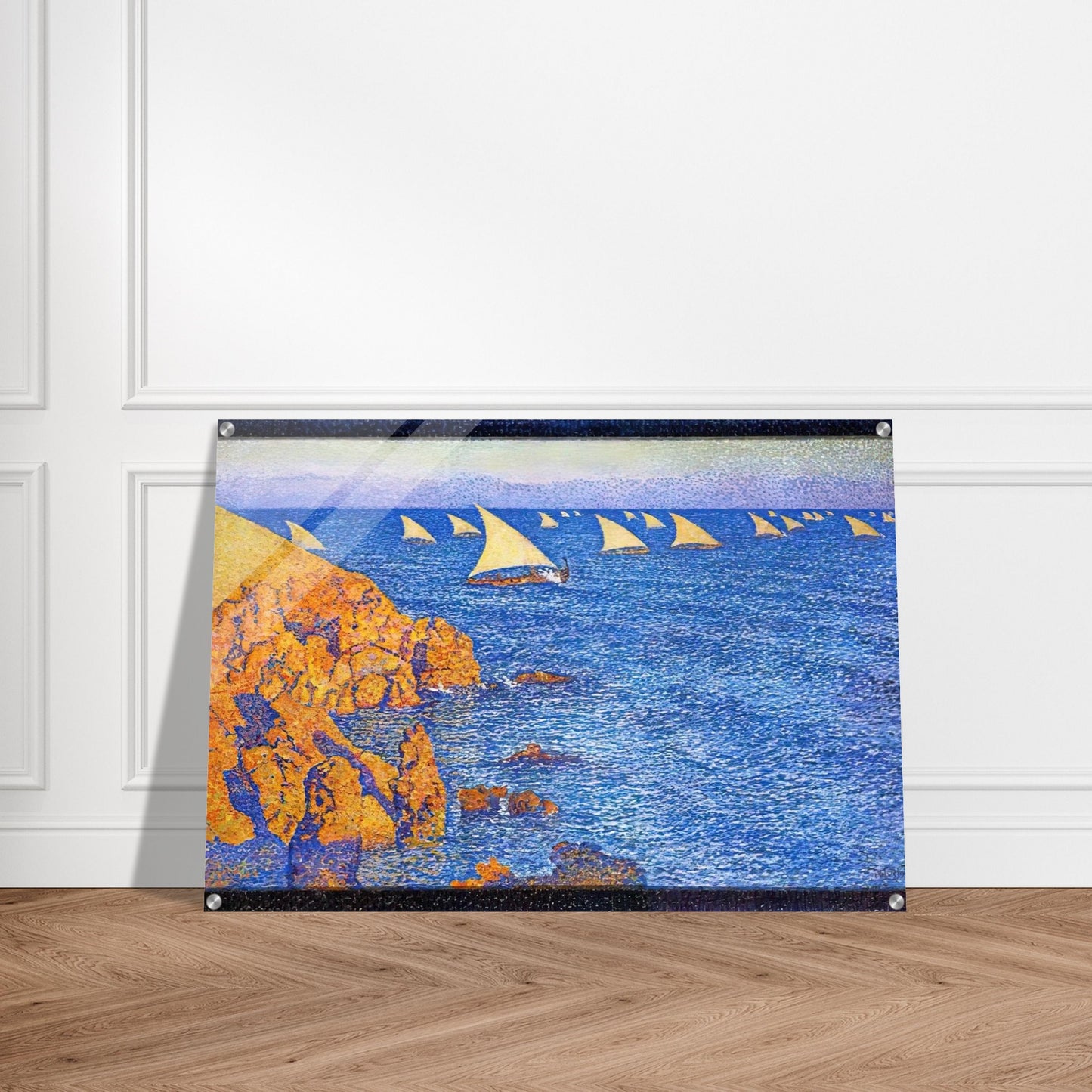 THE REGATA 1892 - Theo van Rysselberghe Acrylic Print - 70x100 cm / 28x40″ inches