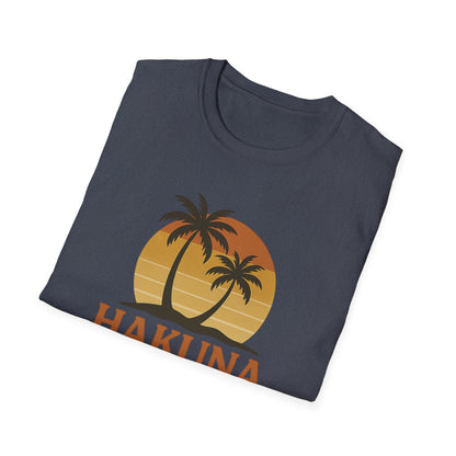 Hakuna Matata Retro Grafisch T-shirt, Geen Zorgen Positieve Vibe Shirt, Vintage 90s Geïnspireerde T-shirt, Feel Good Quote Top, Unisex Cadeau