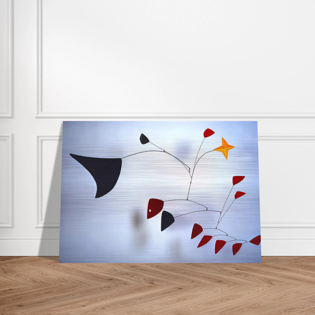 THE STAR 1960 - Alexander Calder Brushed Aluminum Print - 70x100 cm / 28x40 inches | Alexander Calder Aluminum Print | Alexander Calder Prints