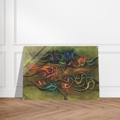 Peinture - Surrealism - Simon Hantai Acrylic Print - 70x100 cm / 28x40″ inches | Simon Hantai Wall Art | Simon Hantai Prints