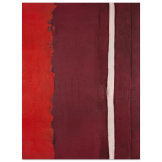 Barnett Newman - Untitled I  75x100 cm / 30x40inches Fine Art Poster