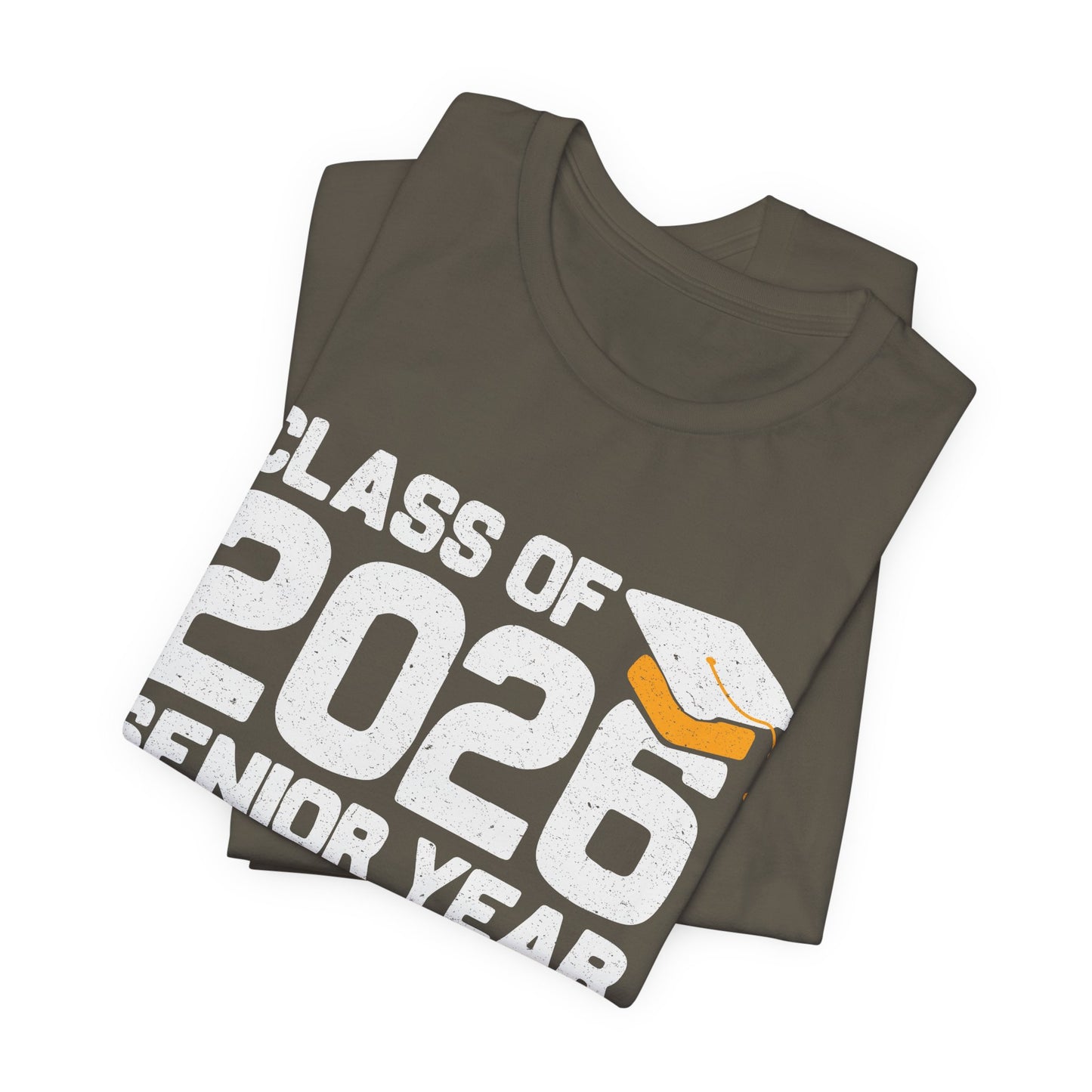 Klas van 2026 Laatstejaars T-shirt, Afstudeershirt, Unisex Afstudeergeschenk, Middelbare School Leerlingen Kleding, College Gebonden T-shirt