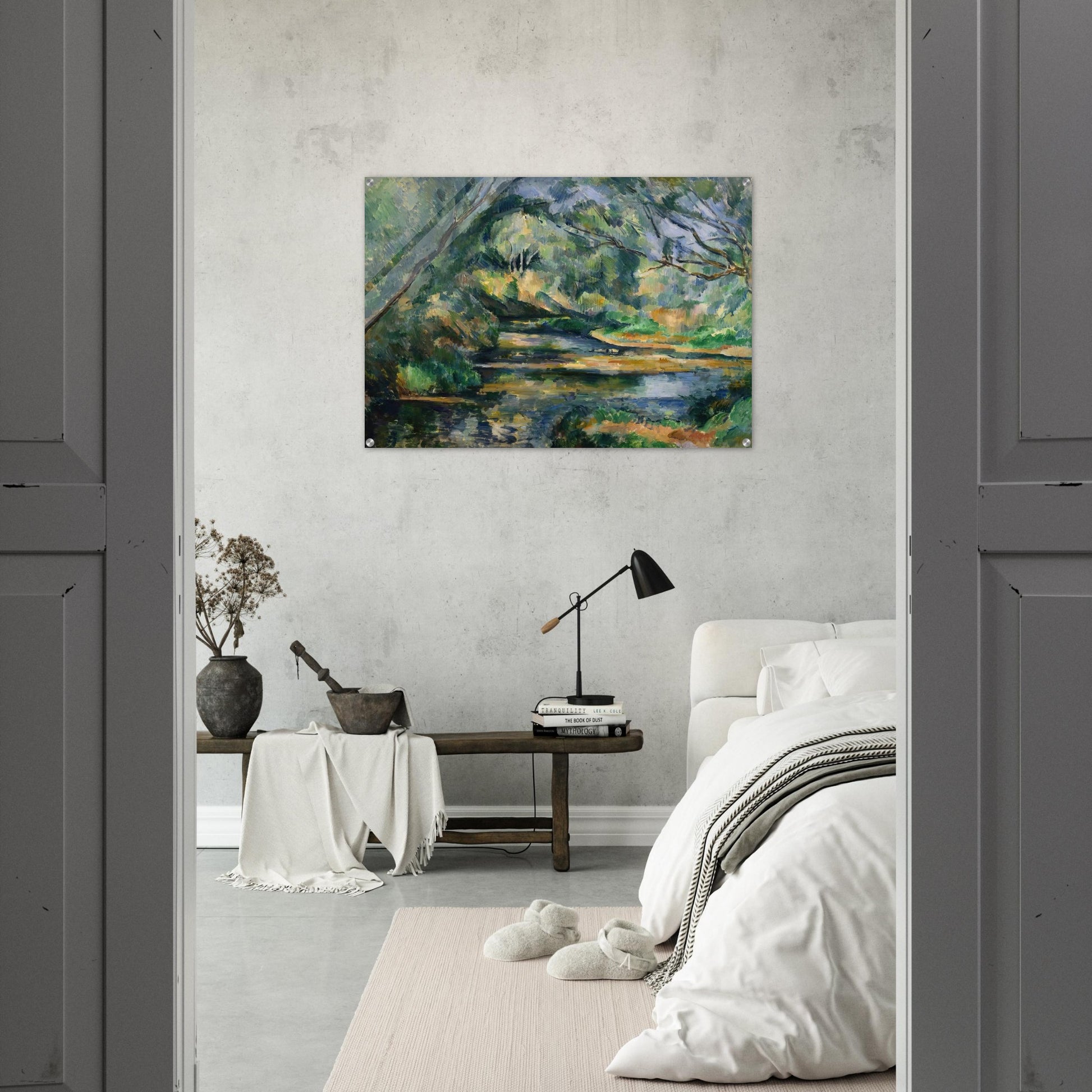 The Brook - Paul Cézanne Acrylic Print - 70x100 cm / 28x40″ inches