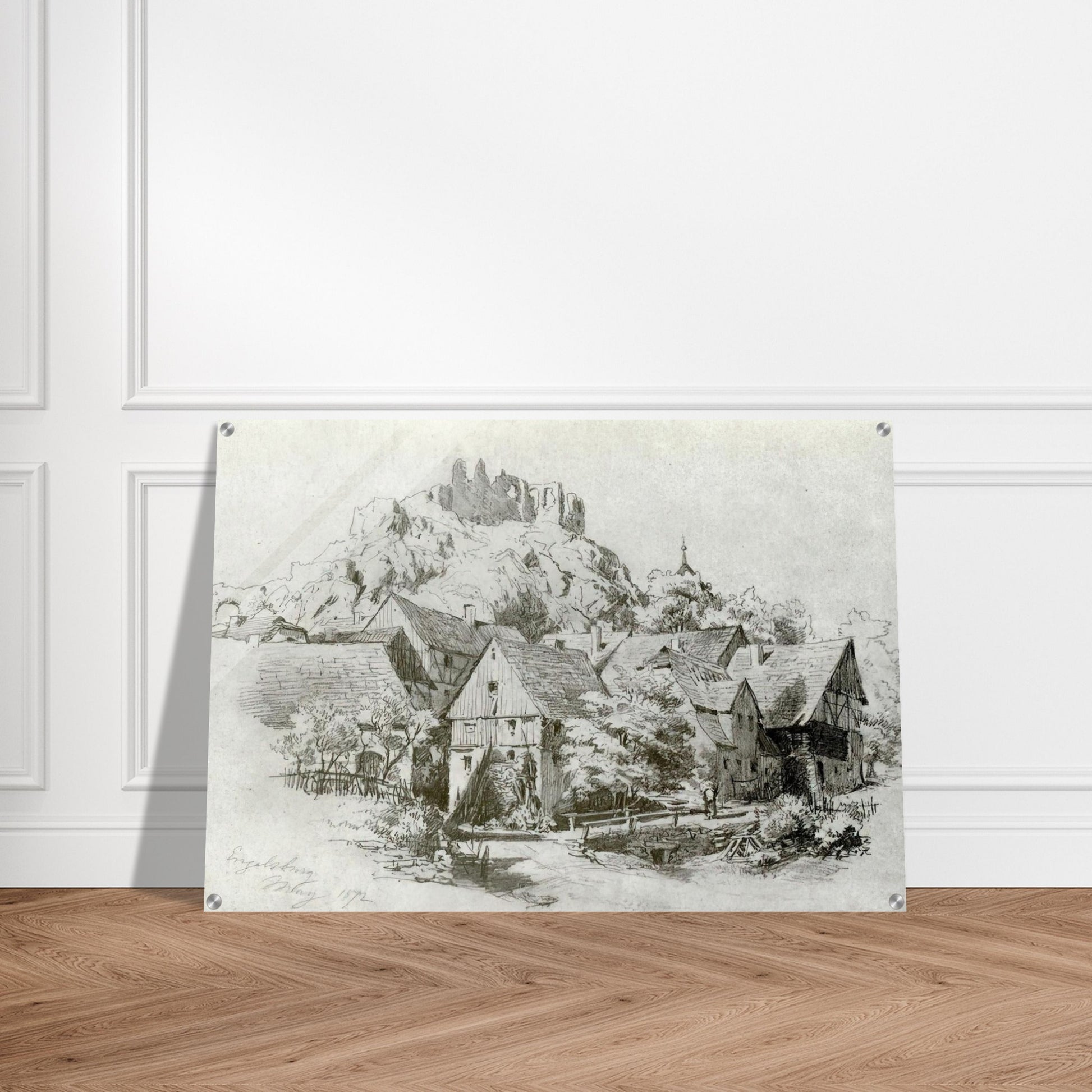 Engelsburg - John Singer Sargent Acrylic Print - 70x100 cm / 28x40″ inches
