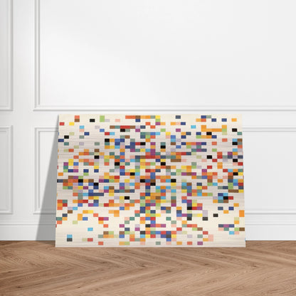Spectrum Colors Arranged by Chance II - Ellsworth Kelly Brushed Aluminum Print - 70x100 cm / 28x40 inches | Ellsworth Kelly Aluminum Print | Ellsworth Kelly Prints