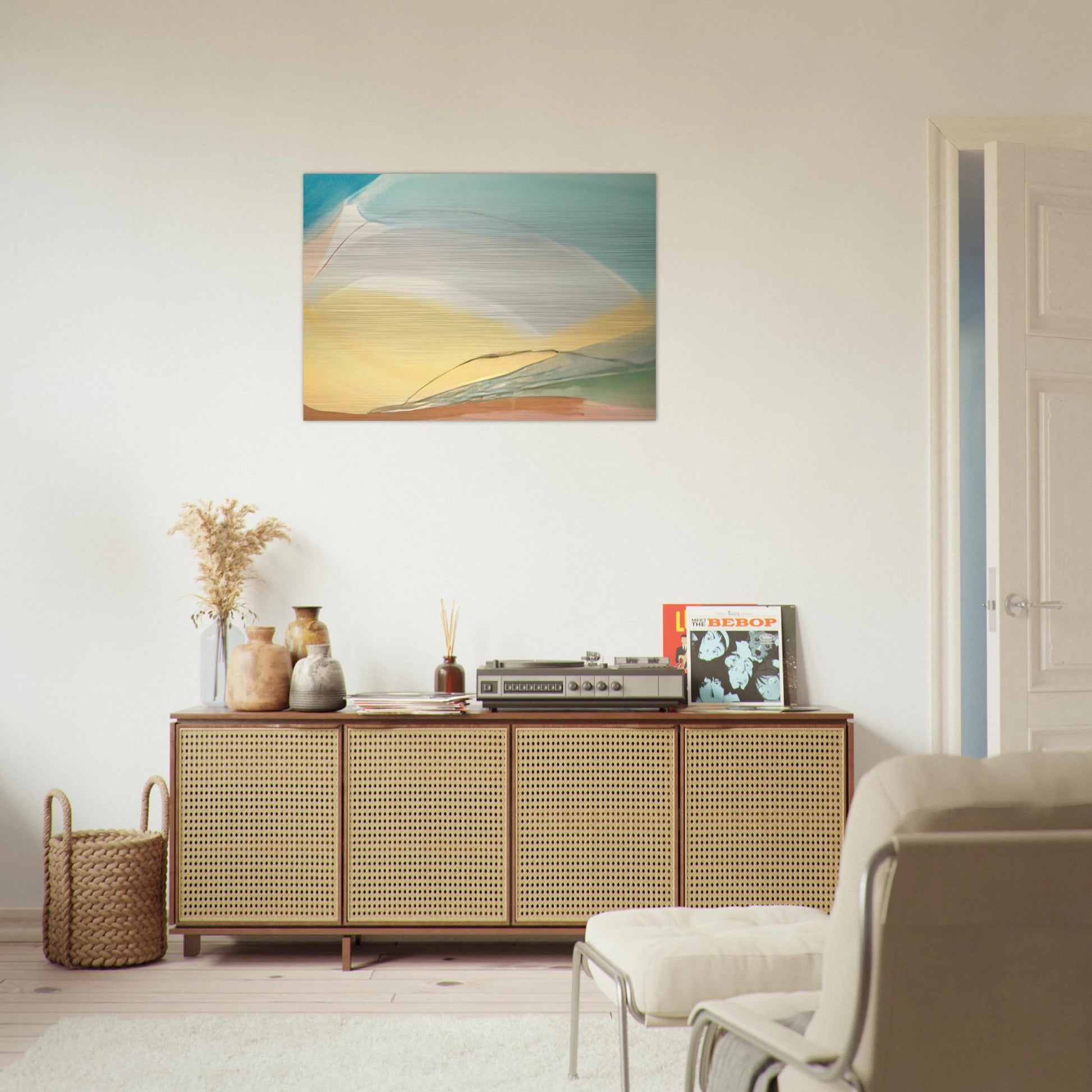 Untitled - 1976 - Larry Zox Brushed Aluminum Print - 70x100 cm / 28x40 inches | Larry Zox Aluminum Print | Larry Zox Prints