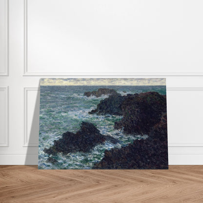 The Cote Sauvate - claude monet Brushed Aluminum Print - 70x100 cm / 28x40 inches | claude monet Aluminum Print | claude monet Prints