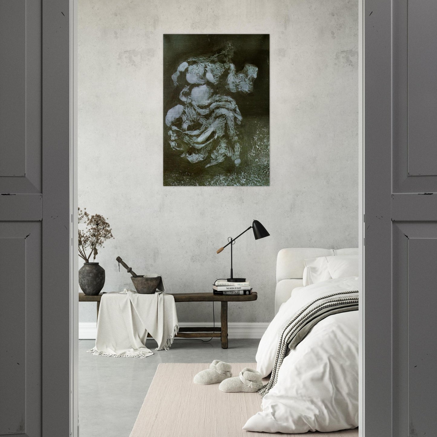 A FATE OF THE PARTHENON - Salvador Dali Brushed Aluminum Print - 70x100 cm / 28x40 inches | Salvador Dali Aluminum Print | Salvador Dali Prints