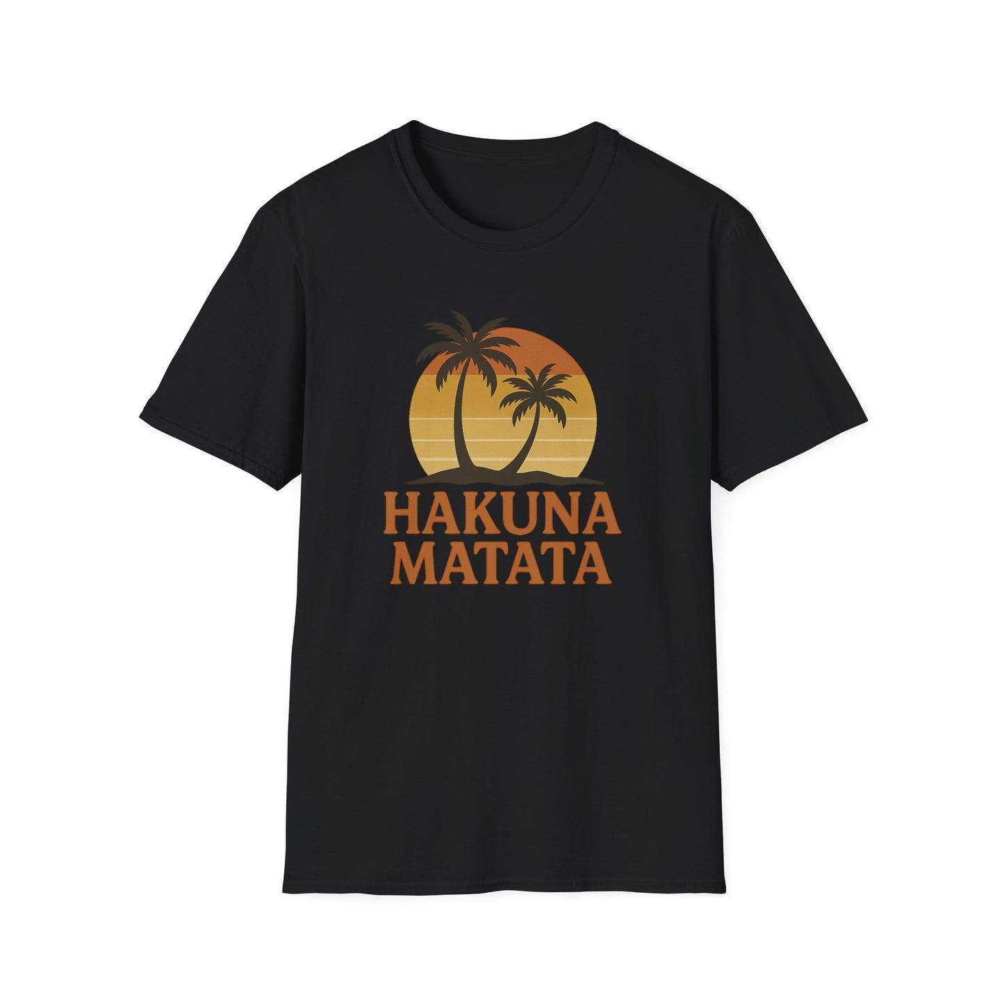 Hakuna Matata Retro Grafisch T-shirt, Geen Zorgen Positieve Vibe Shirt, Vintage 90s Geïnspireerde T-shirt, Feel Good Quote Top, Unisex Cadeau