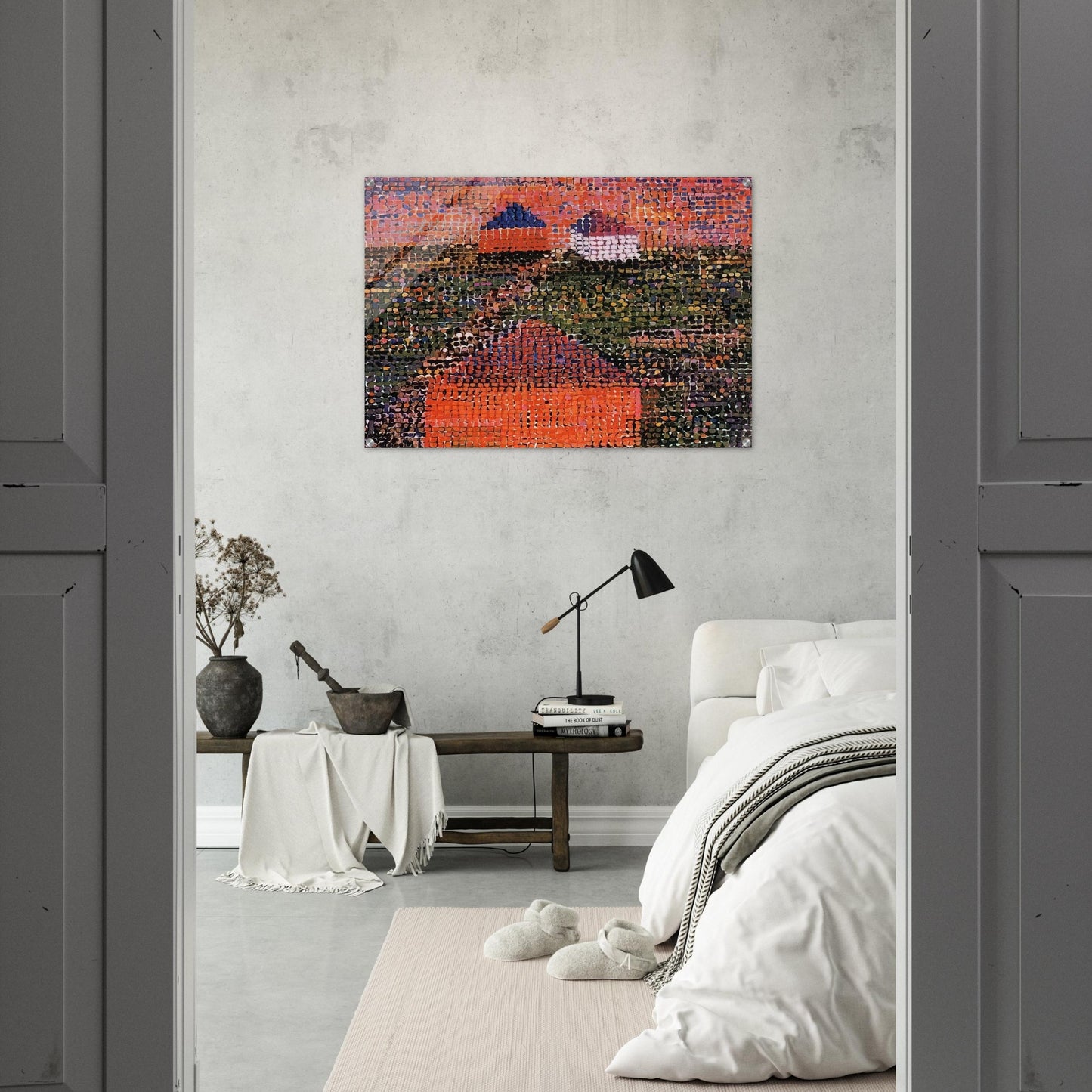 Houses - 2005 - Jennifer Bartlett Acrylic Print - 70x100 cm / 28x40″ inches
