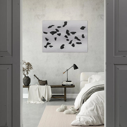 According to the Laws of Chance - Jean Arp Brushed Aluminum Print - 70x100 cm / 28x40 inches | Jean Arp Aluminum Print | Jean Arp Prints