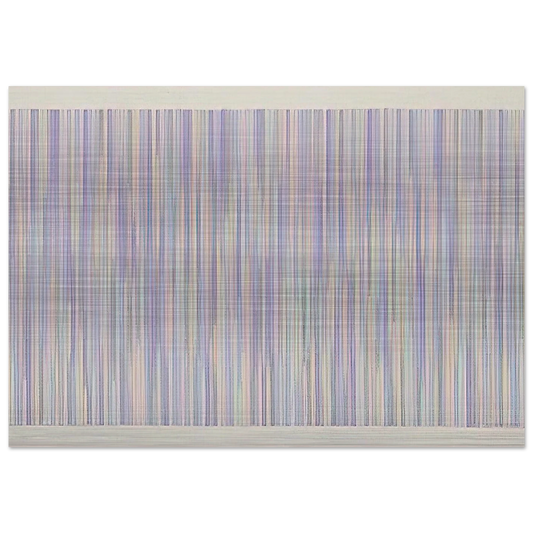 Pocono - 1984 - Gene Davis Brushed Aluminum Print - 70x100 cm / 28x40 inches | Gene Davis Aluminum Print | Gene Davis Prints