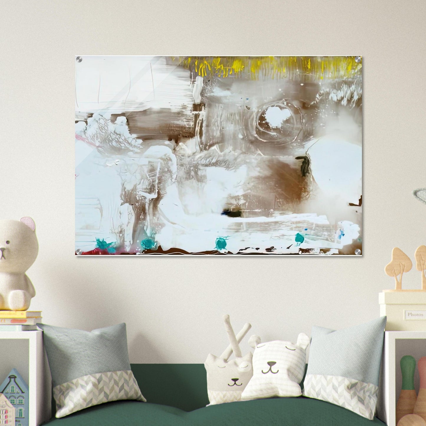 Arctic Thaw, 1990- - Helen Frankenthaler Acrylic Print - 70x100 cm / 28x40″ inches