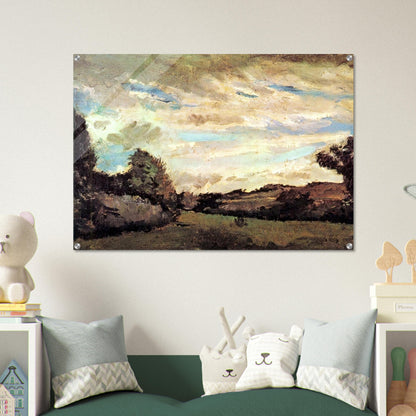 Landscape with Dunes - Vincent van Gogh Acrylic Print - 70x100 cm / 28x40″ inches | Vincent van Gogh Wall Art | Vincent van Gogh Prints