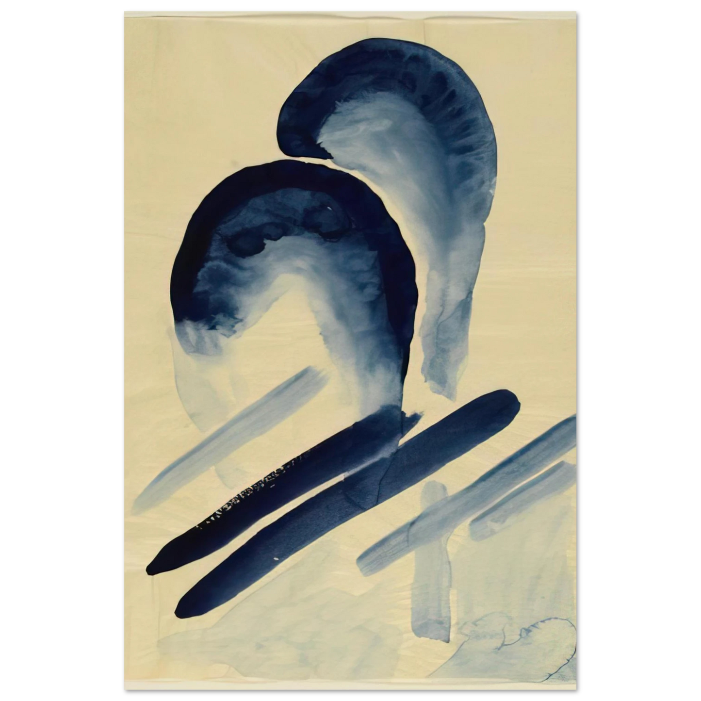 Georgia O'Keeffe - Blue-03 Fine Art Poster