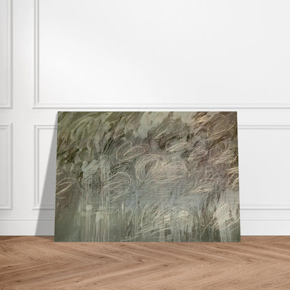 III Notes from Salalah,  Note II  - Cy Twombly Brushed Aluminum Print - 70x100 cm / 28x40 inches | Cy Twombly Aluminum Print | Cy Twombly Prints